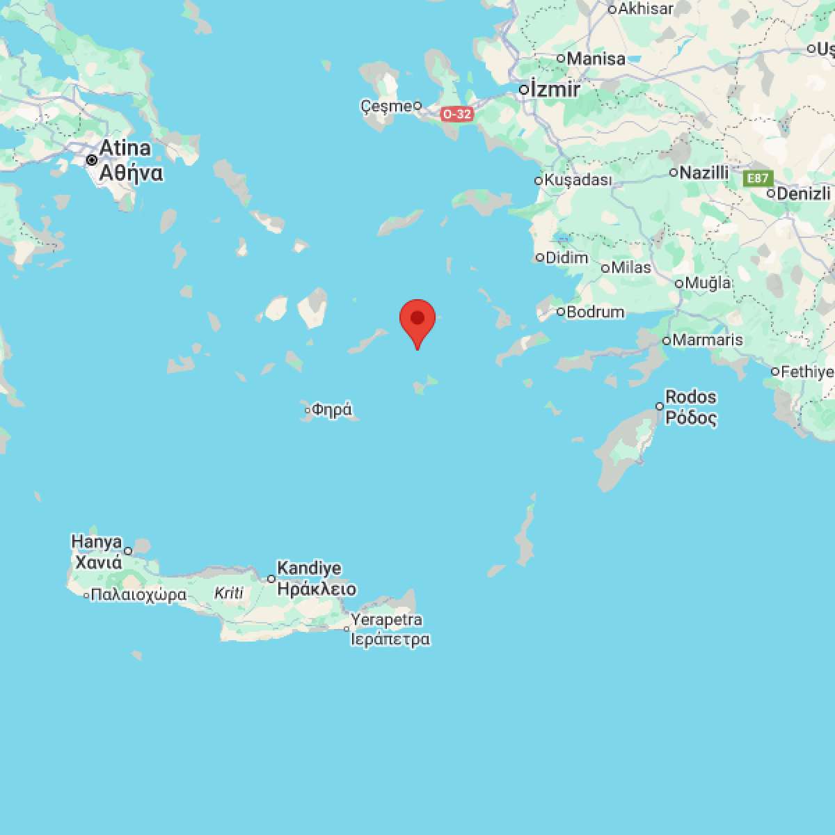 AKDENIZ Bölgesinde Hafif Şiddetli 2.5 Büyüklüğünde Deprem Meydana Geldi