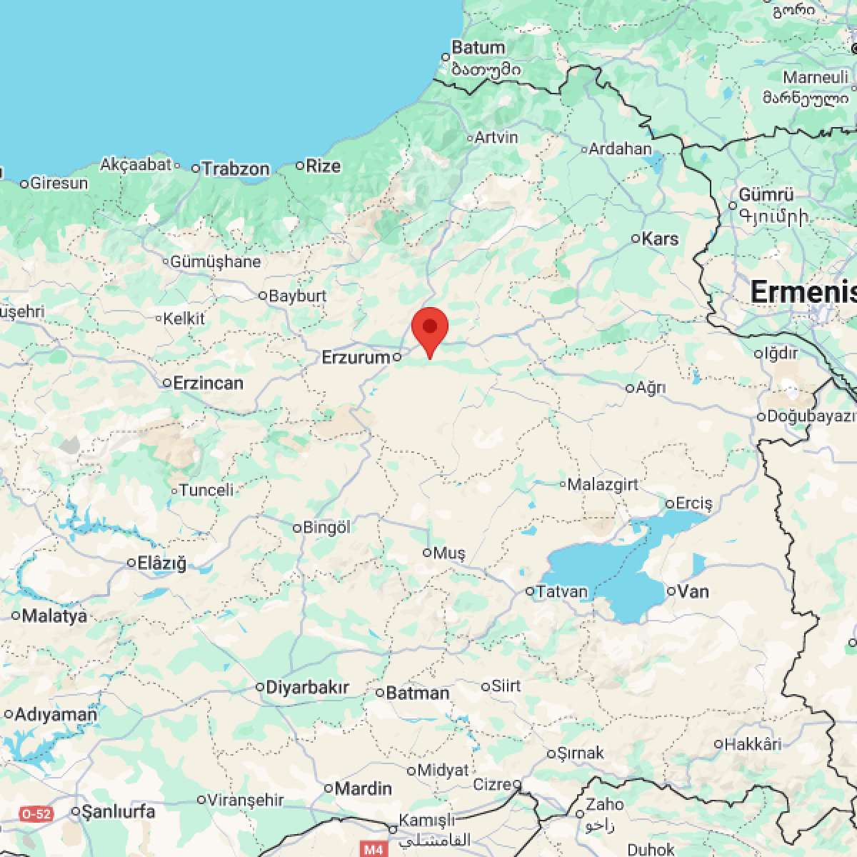 ERZURUM Bölgesinde 3.4 Büyüklüğünde Deprem!