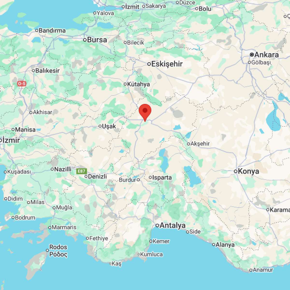 AFYONKARAHISAR Bölgesinde 3.1 Büyüklüğünde Deprem!