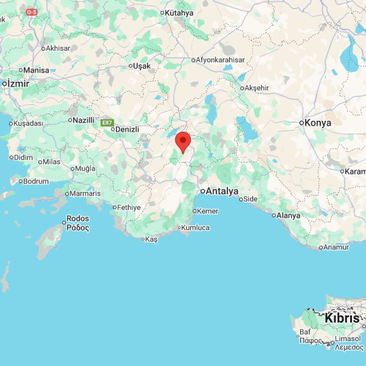 BURDUR Bölgesinde Hafif Şiddetli 2.6 Büyüklüğünde Deprem Meydana Geldi