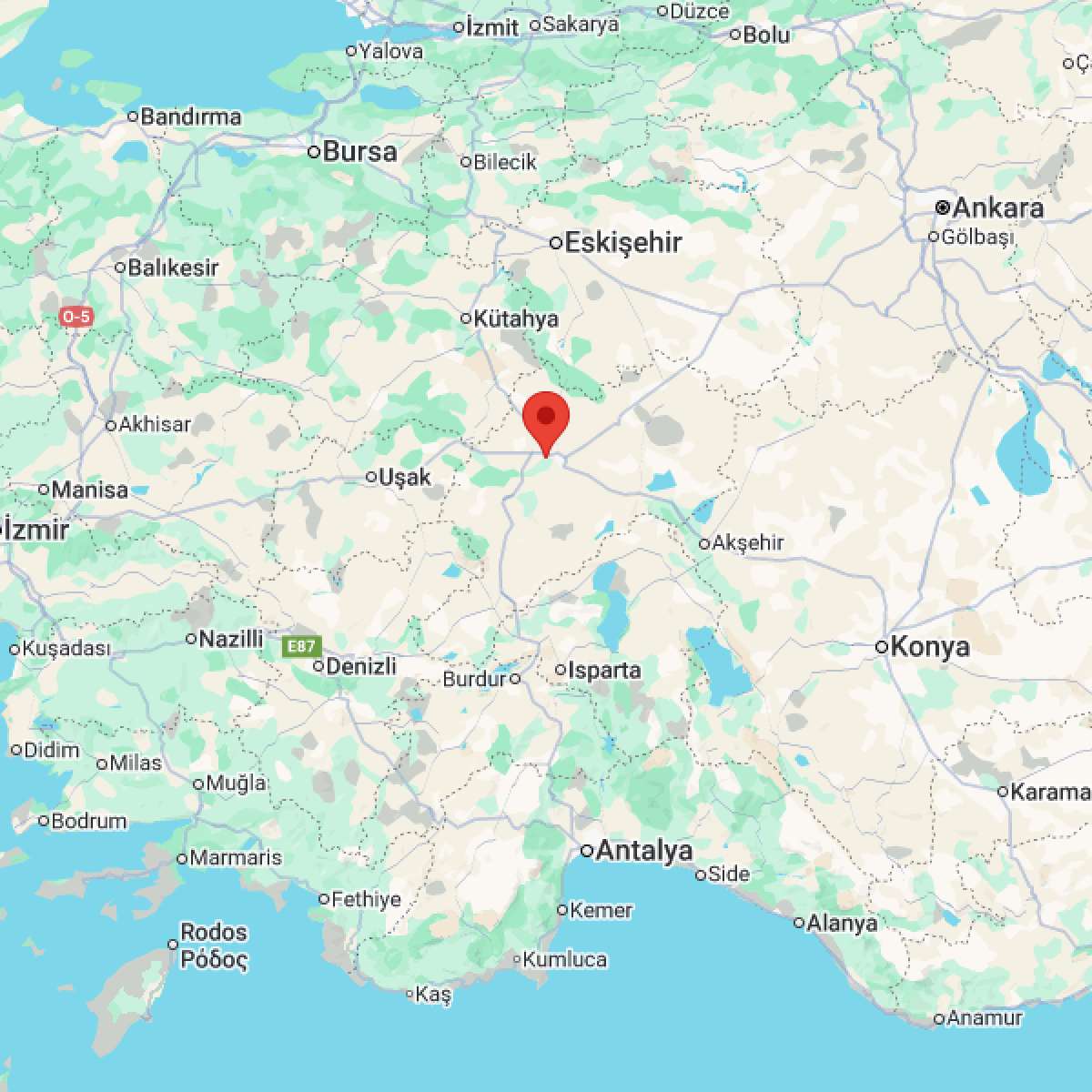 AFYONKARAHISAR Bölgesinde 3.3 Büyüklüğünde Deprem!