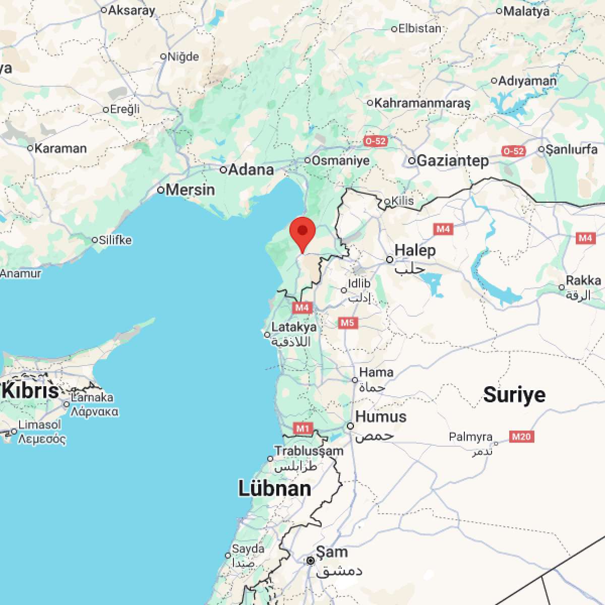 HATAY Bölgesinde Hafif Şiddetli 2.6 Büyüklüğünde Deprem Meydana Geldi