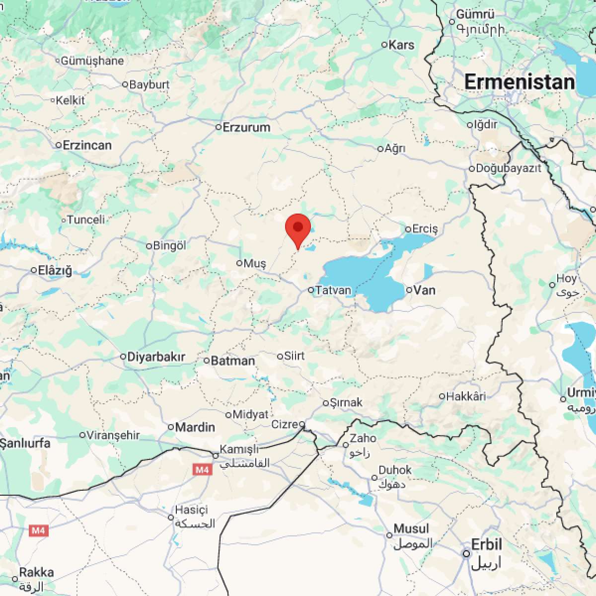 BITLIS Bölgesinde Hafif Şiddetli 2.6 Büyüklüğünde Deprem Meydana Geldi