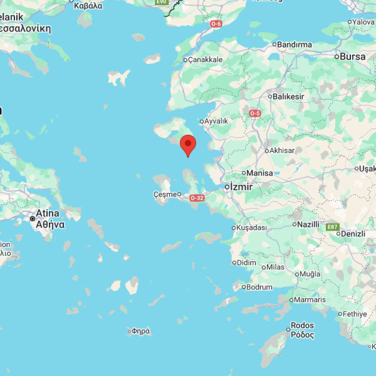 EGE DENIZI Bölgesinde 3.1 Büyüklüğünde Deprem!