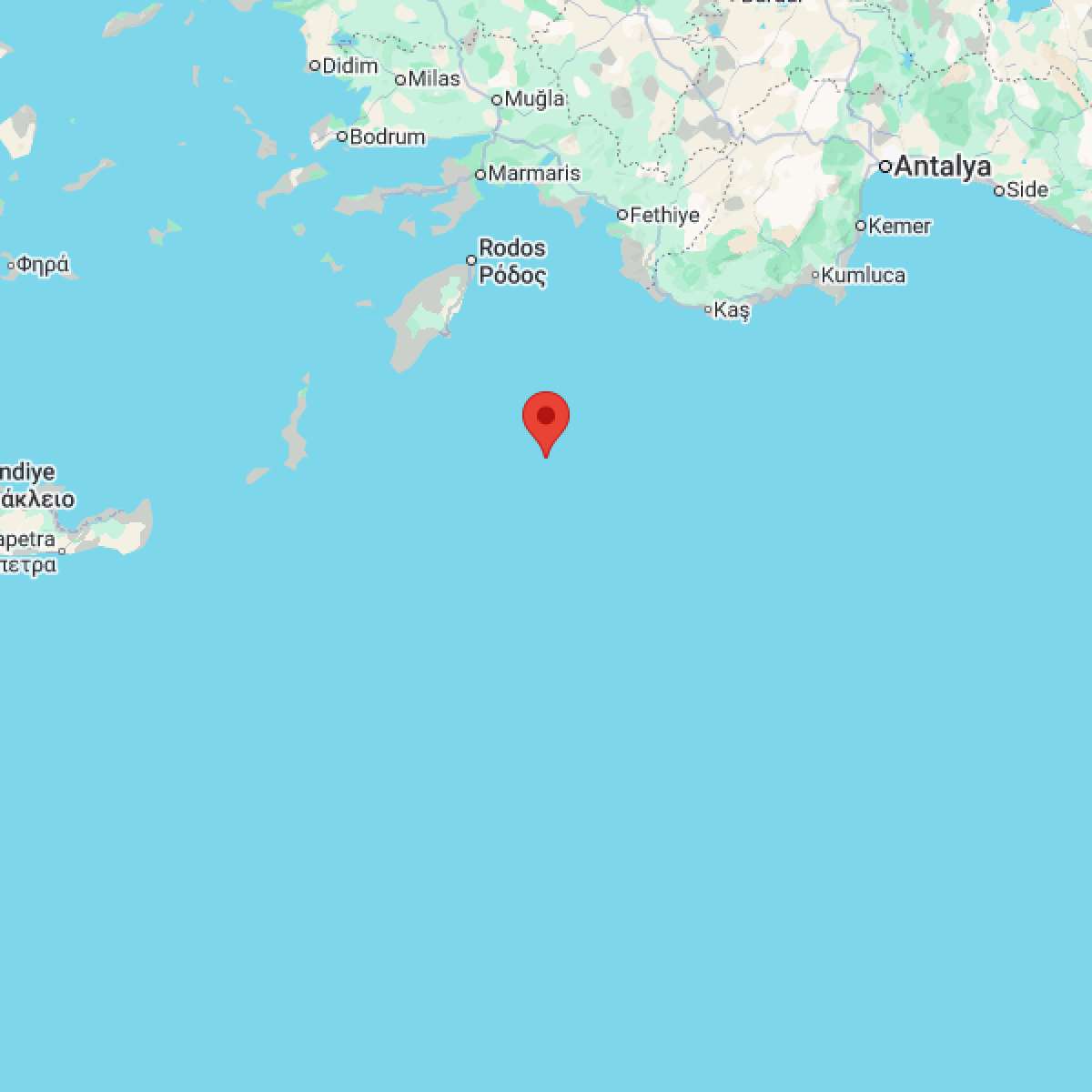 AKDENIZ Bölgesinde 3 Büyüklüğünde Deprem!