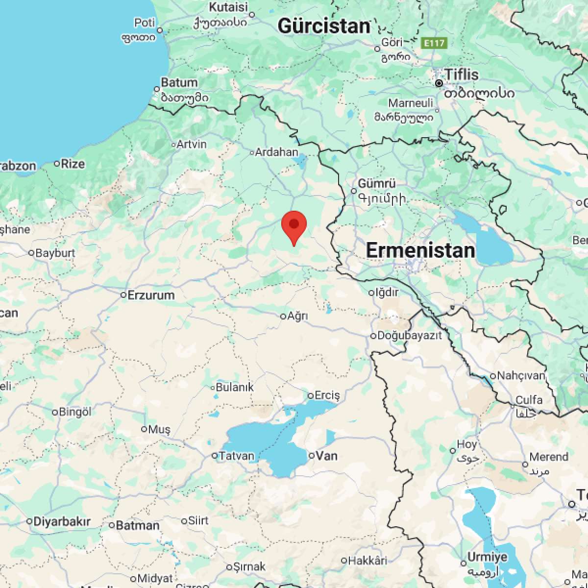 KARS Bölgesinde Hafif Şiddetli 2.9 Büyüklüğünde Deprem Meydana Geldi