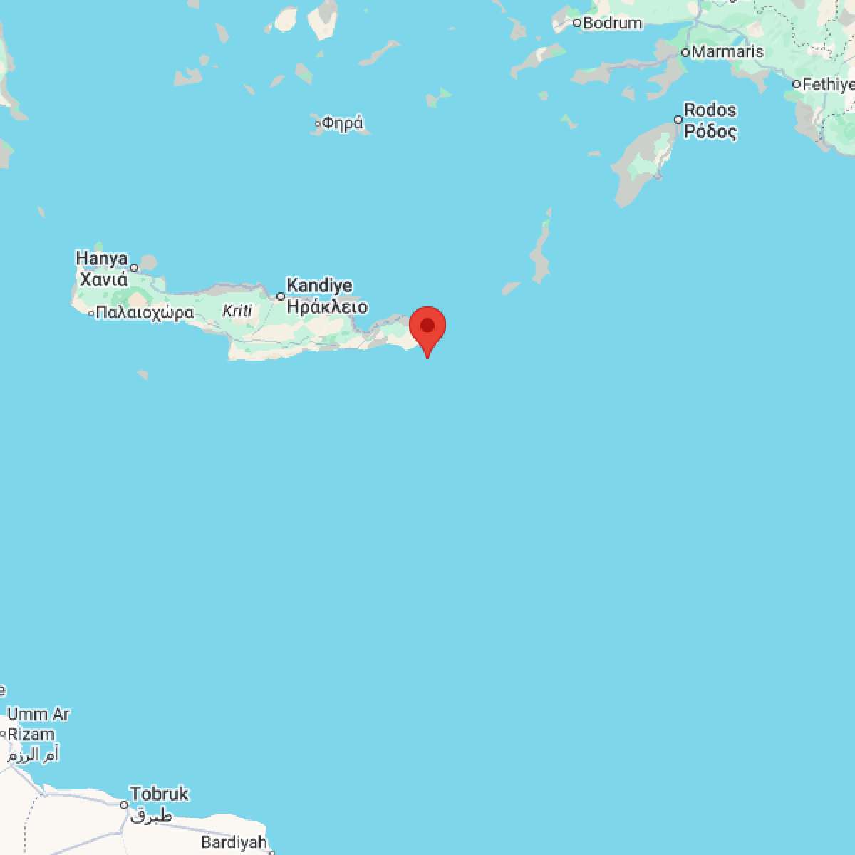 AKDENIZ Bölgesinde Şiddetli 5 Büyüklüğünde Deprem!