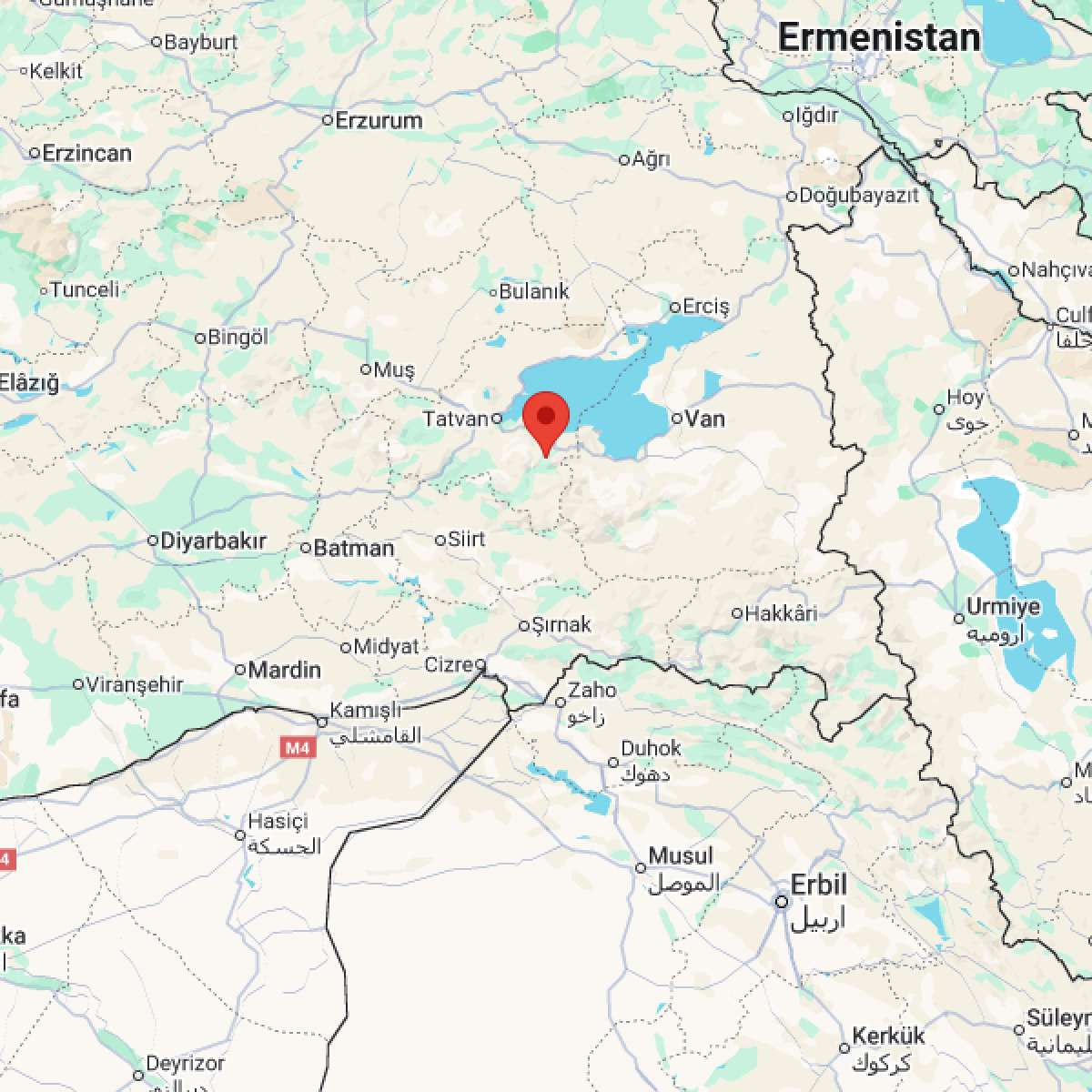 BITLIS Bölgesinde Hafif Şiddetli 2.9 Büyüklüğünde Deprem Meydana Geldi