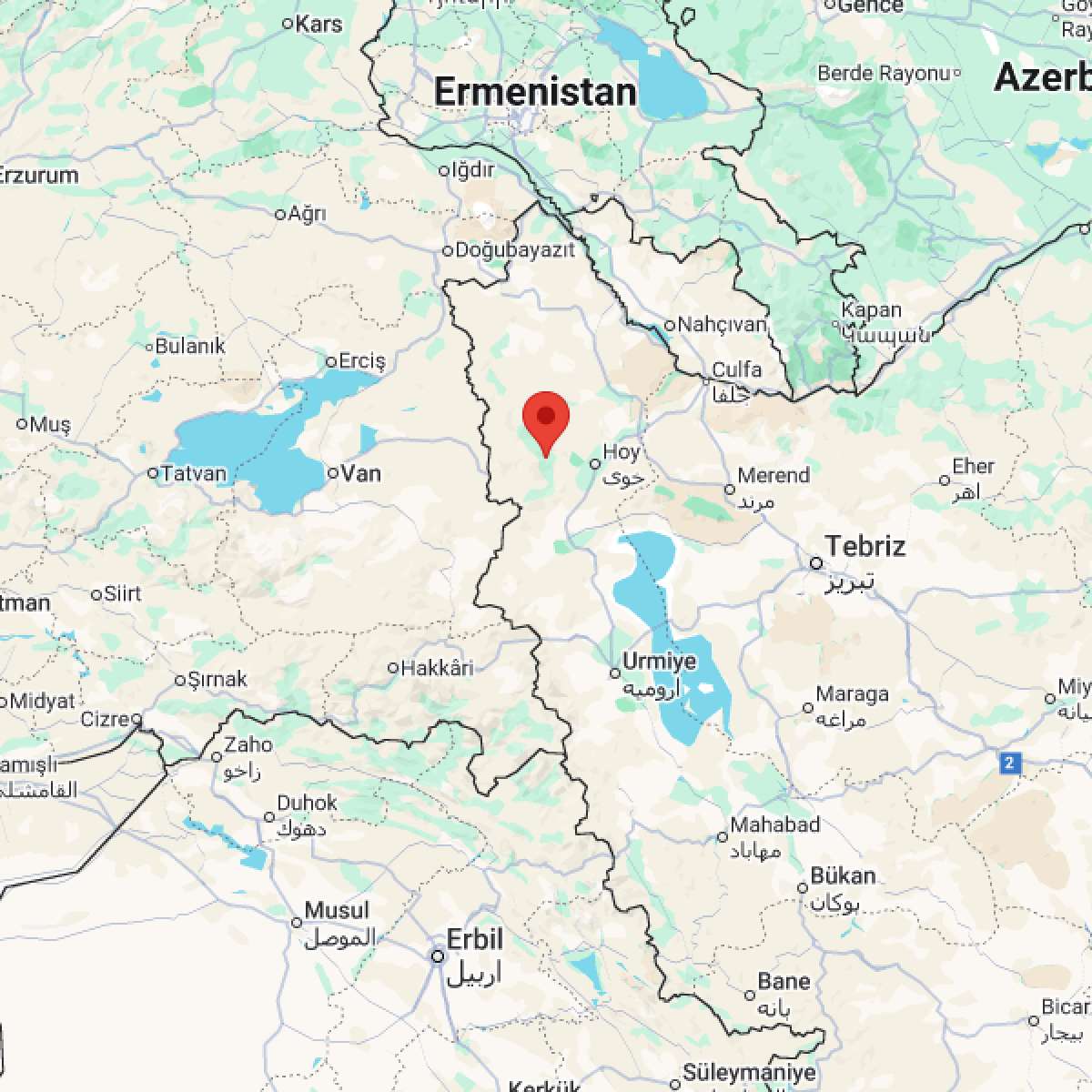 TURKIYE-IRAN SINIR BOLGESI Bölgesinde 3.2 Büyüklüğünde Deprem!
