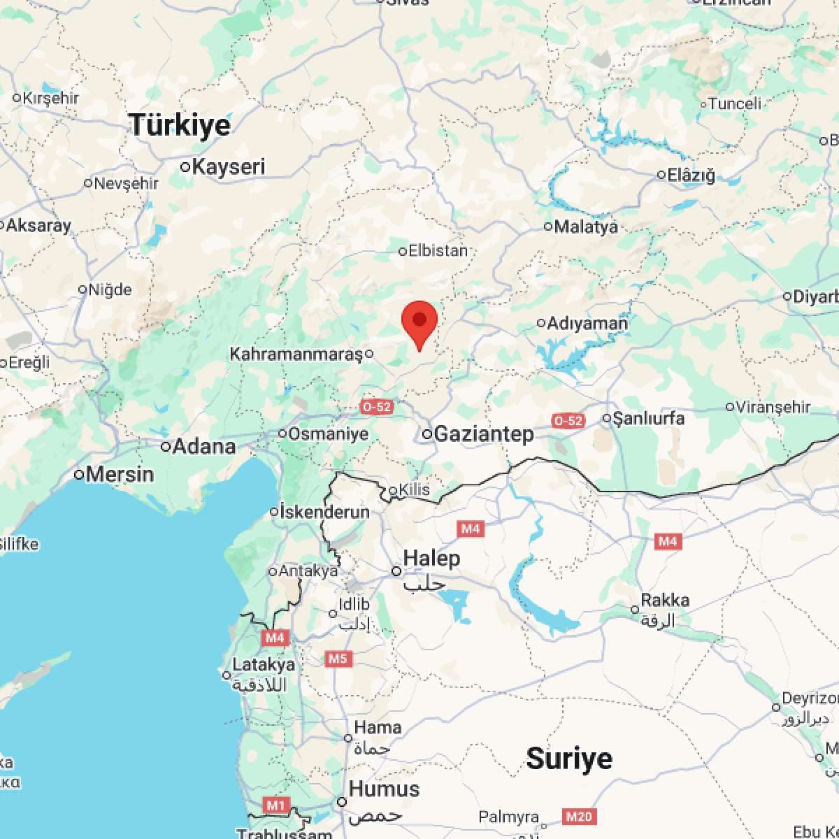 KAHRAMANMARAS Bölgesinde Hafif Şiddetli 2.8 Büyüklüğünde Deprem Meydana Geldi