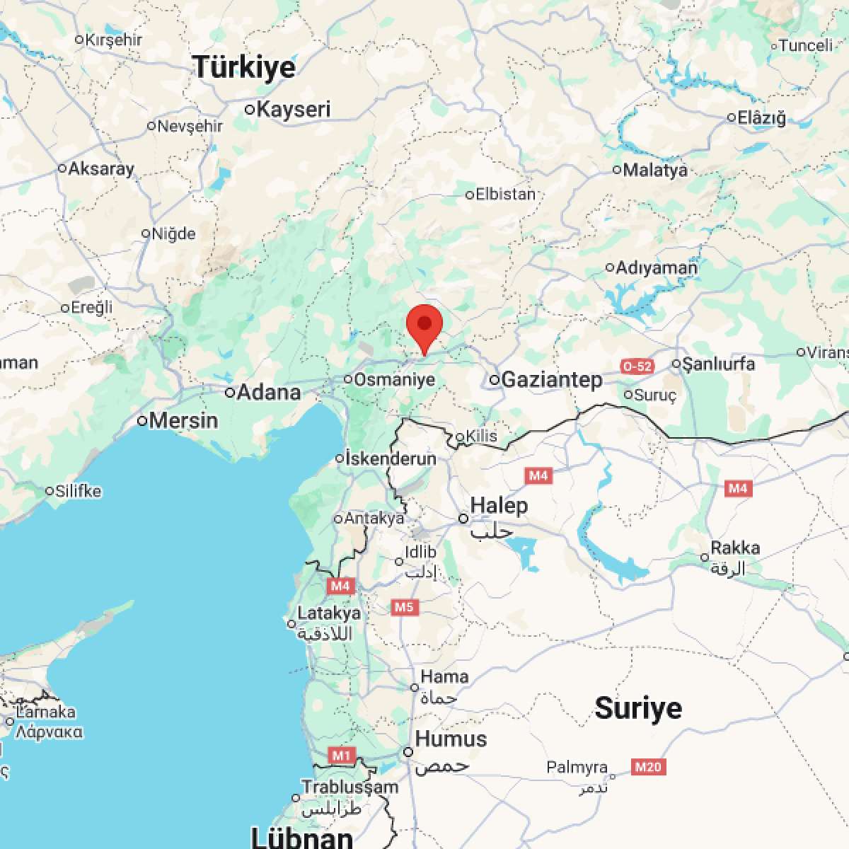 GAZIANTEP Bölgesinde Hafif Şiddetli 2.5 Büyüklüğünde Deprem Meydana Geldi