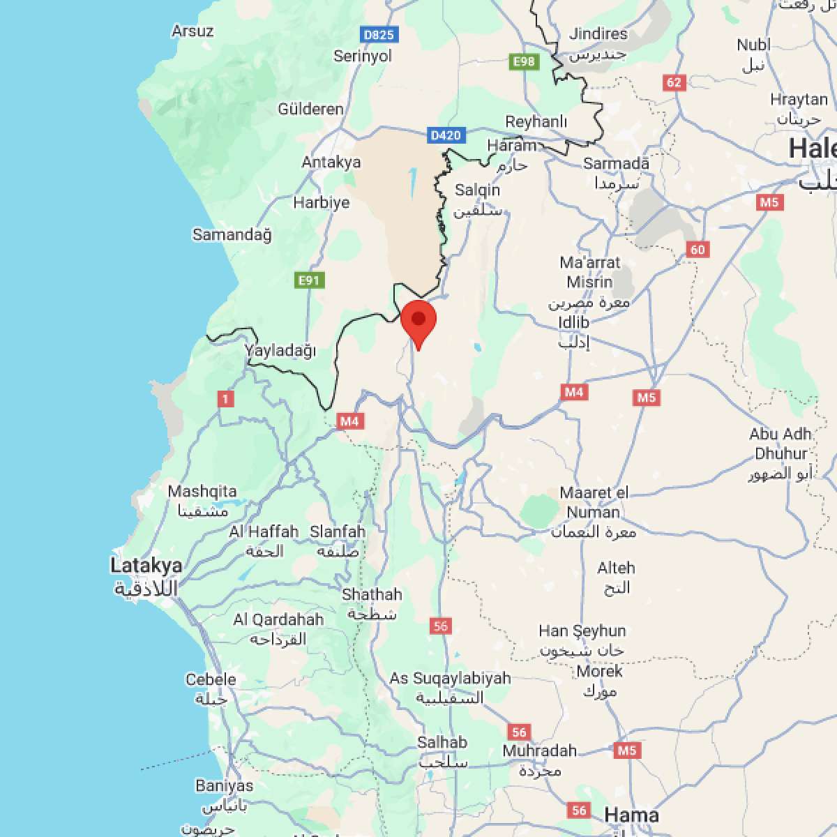 HATAY Bölgesinde Hafif Şiddetli 2.5 Büyüklüğünde Deprem Meydana Geldi