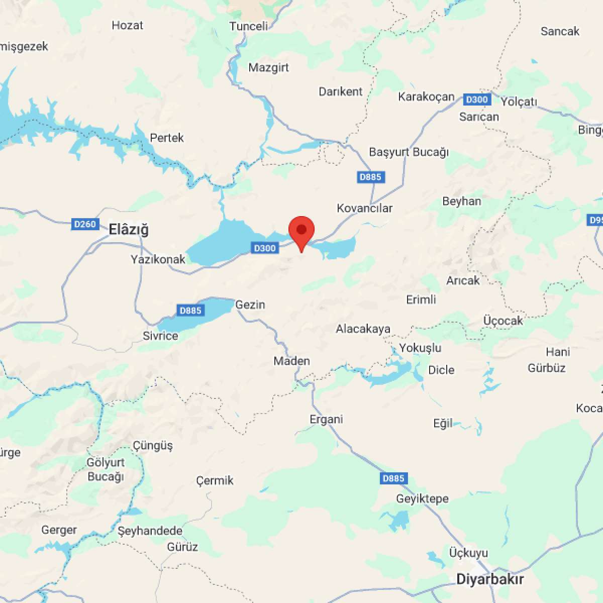 ELAZIG Bölgesinde Hafif Şiddetli 2.5 Büyüklüğünde Deprem Meydana Geldi