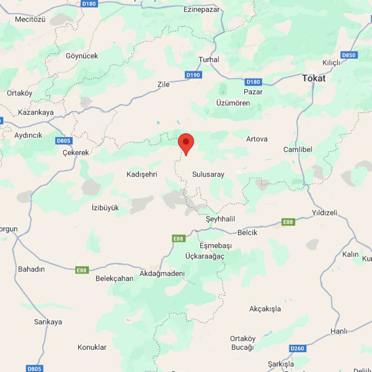TOKAT Bölgesinde Hafif Şiddetli 2.9 Büyüklüğünde Deprem Meydana Geldi