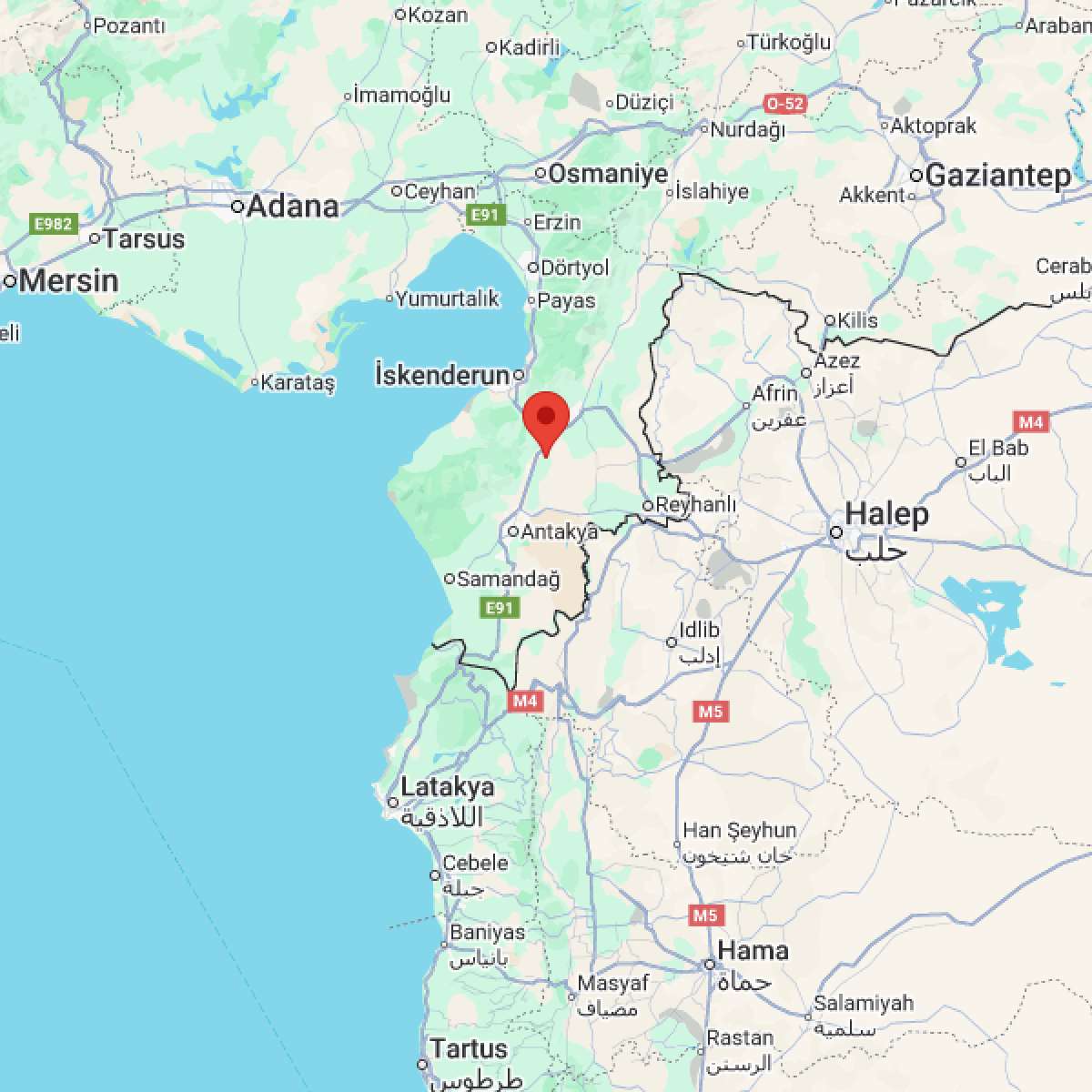 HATAY Bölgesinde 3.3 Büyüklüğünde Deprem!