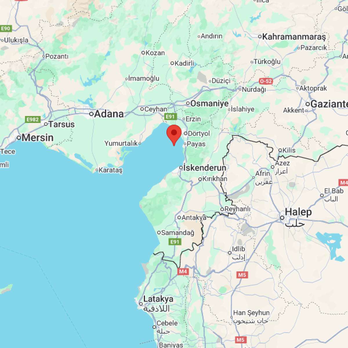 HATAY Bölgesinde Hafif Şiddetli 2.9 Büyüklüğünde Deprem Meydana Geldi