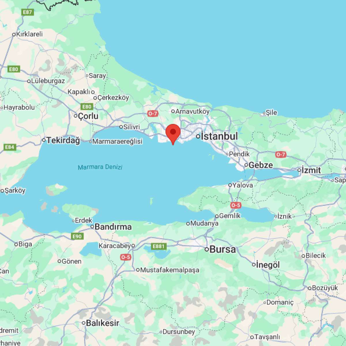 ISTANBUL Bölgesinde 3 Büyüklüğünde Deprem!