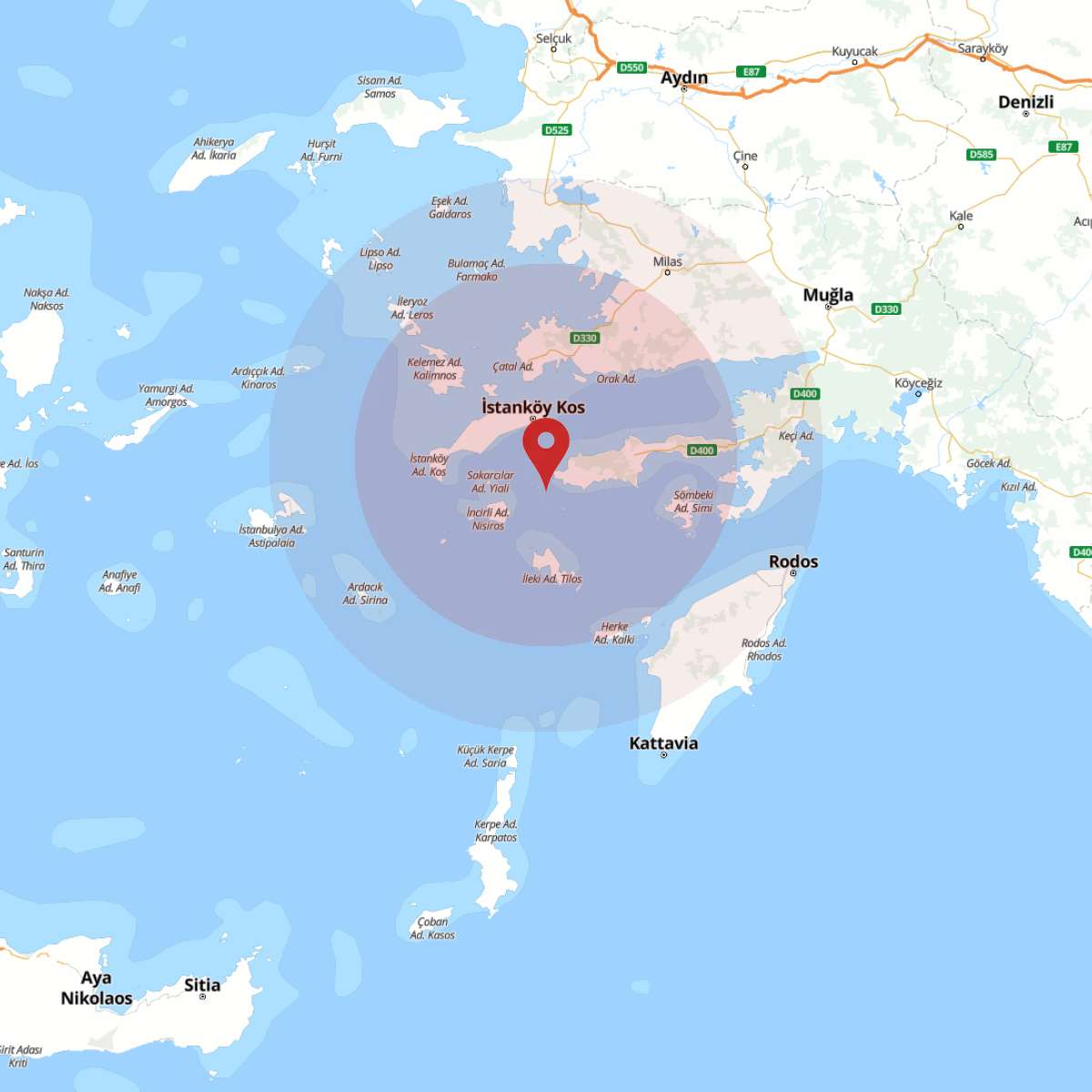 AKDENIZ Bölgesinde Hafif Şiddetli 2.9 Büyüklüğünde Deprem Meydana Geldi