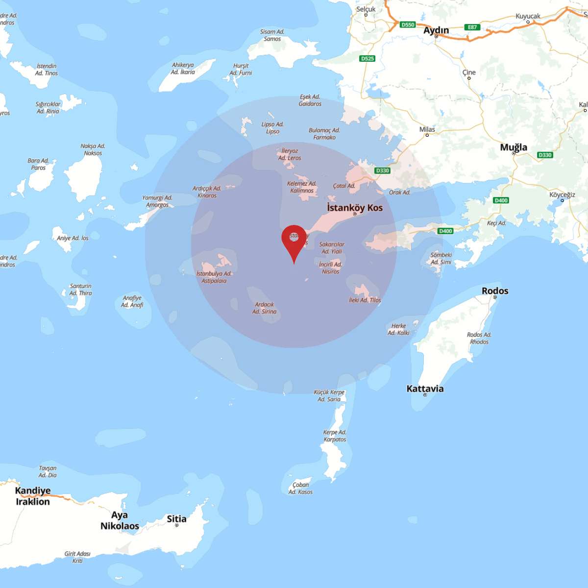 AKDENIZ Bölgesinde 3.3 Büyüklüğünde Deprem!