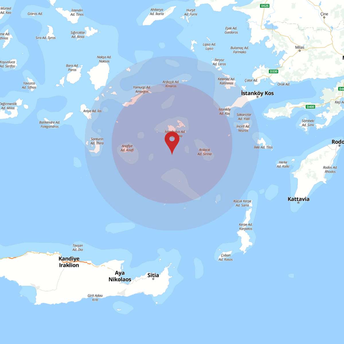 AKDENIZ Bölgesinde 3.4 Büyüklüğünde Deprem!