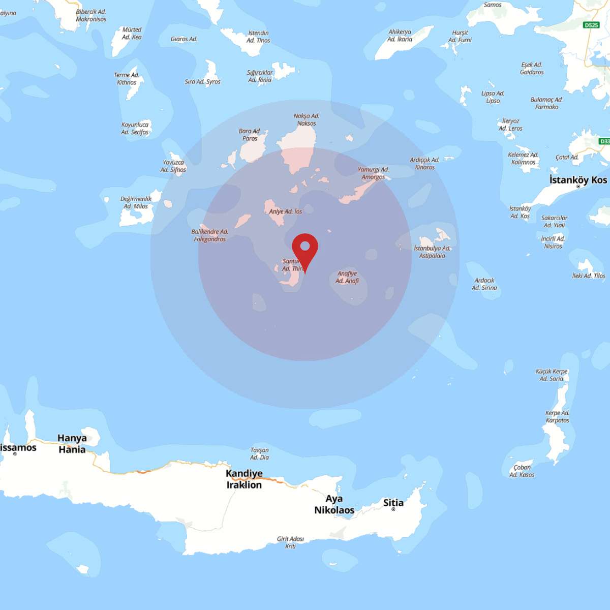 EGE DENIZI Bölgesinde 3.1 Büyüklüğünde Deprem!