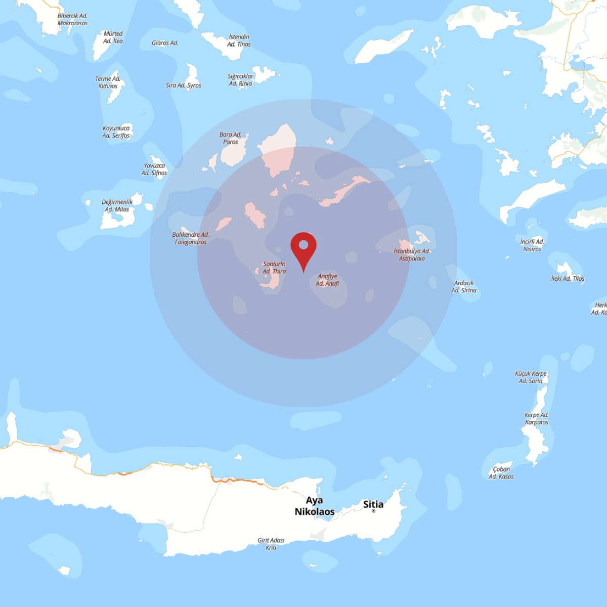 EGE DENIZI Bölgesinde 3.2 Büyüklüğünde Deprem!