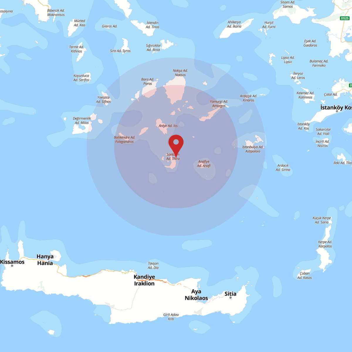 EGE DENIZI Bölgesinde 3.1 Büyüklüğünde Deprem!