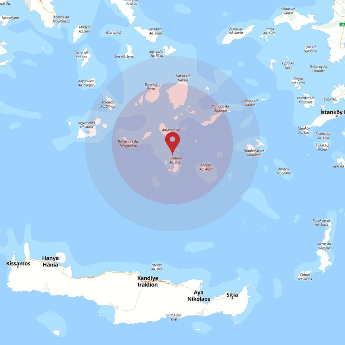 EGE DENIZI Bölgesinde 3.8 Büyüklüğünde Deprem!