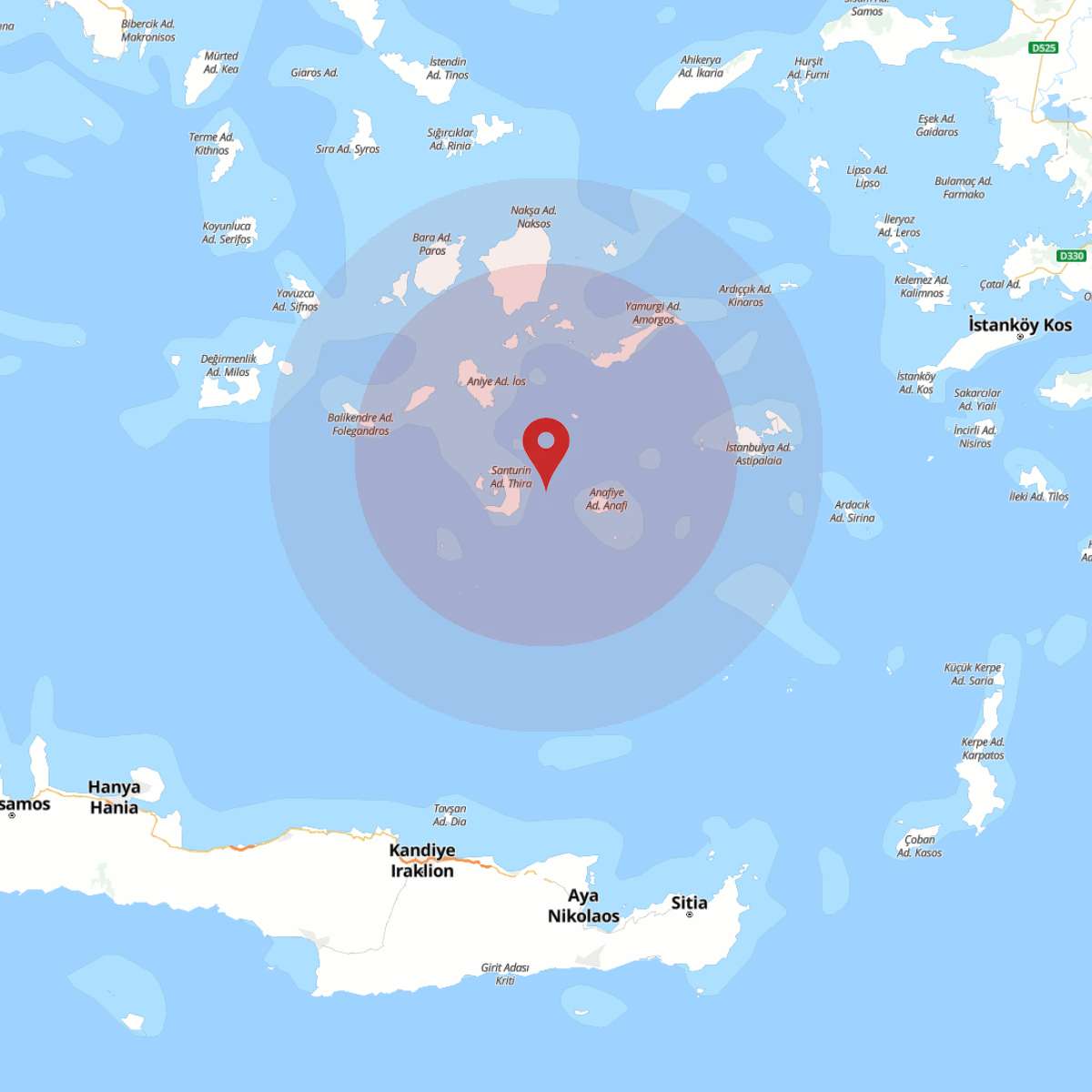 EGE DENIZI Bölgesinde 4.1 Büyüklüğünde Deprem Yaşandı!