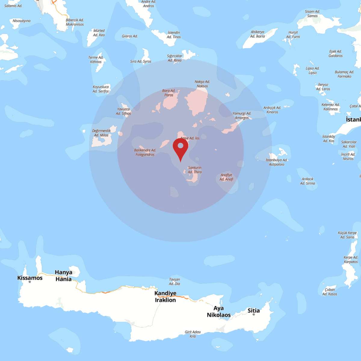 EGE DENIZI Bölgesinde 3.1 Büyüklüğünde Deprem!