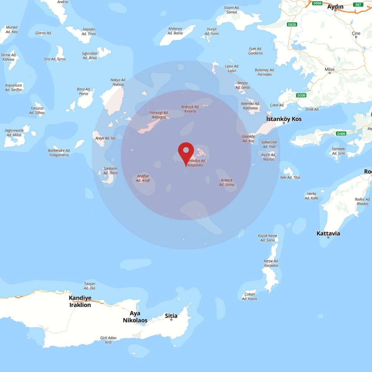 AKDENIZ Bölgesinde Hafif Şiddetli 2.8 Büyüklüğünde Deprem Meydana Geldi