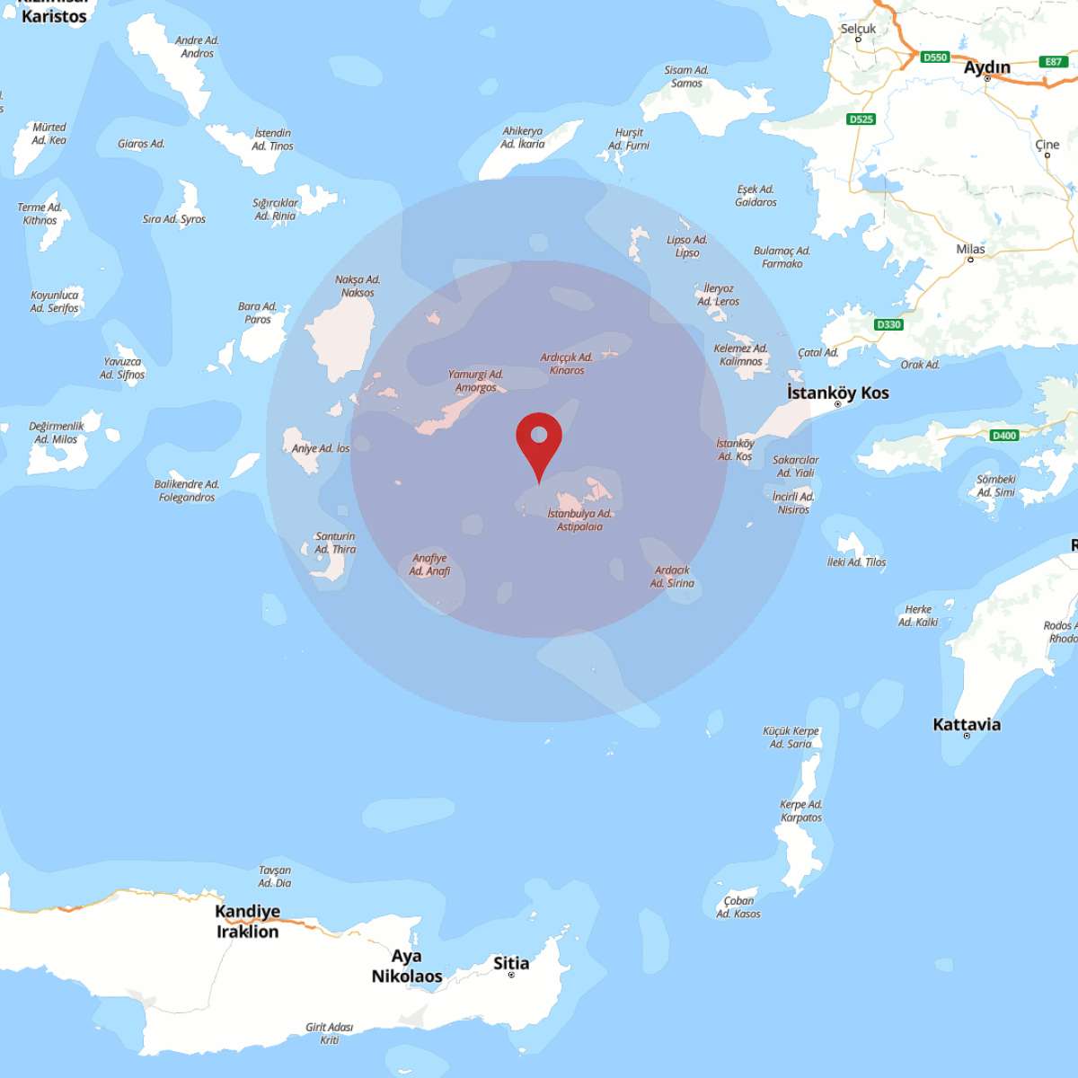 AKDENIZ Bölgesinde Hafif Şiddetli 2.7 Büyüklüğünde Deprem Meydana Geldi