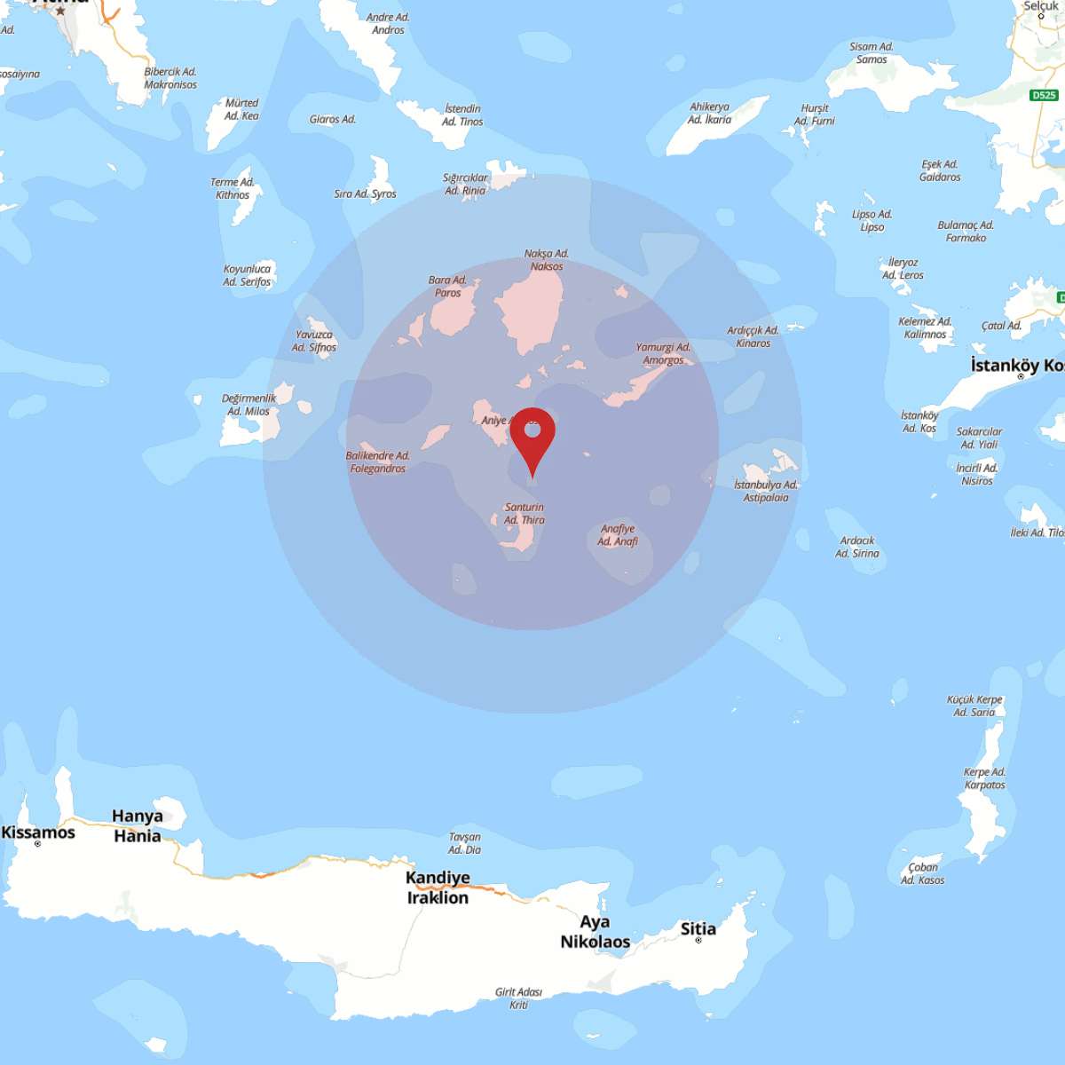 EGE DENIZI Bölgesinde 3.7 Büyüklüğünde Deprem!