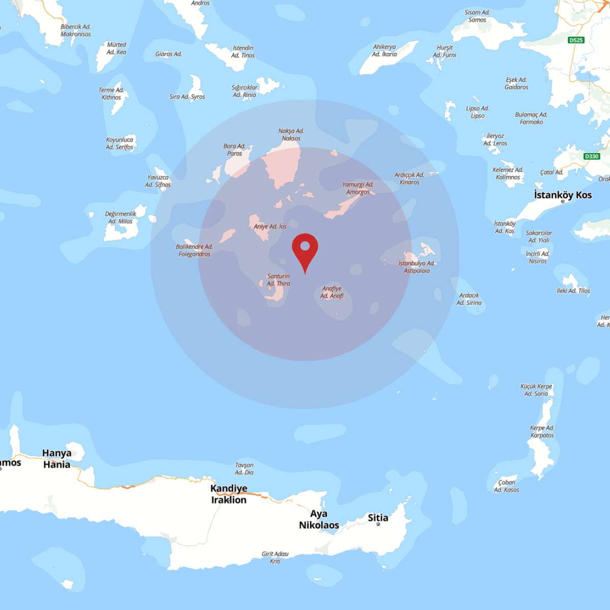 EGE DENIZI Bölgesinde 4.8 Büyüklüğünde Deprem Yaşandı!