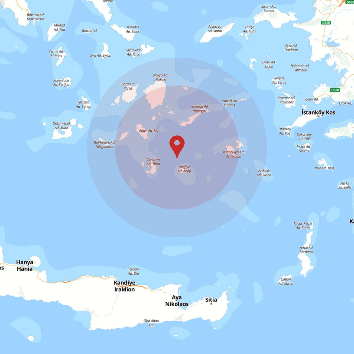 EGE DENIZI Bölgesinde Hafif Şiddetli 2.5 Büyüklüğünde Deprem Meydana Geldi