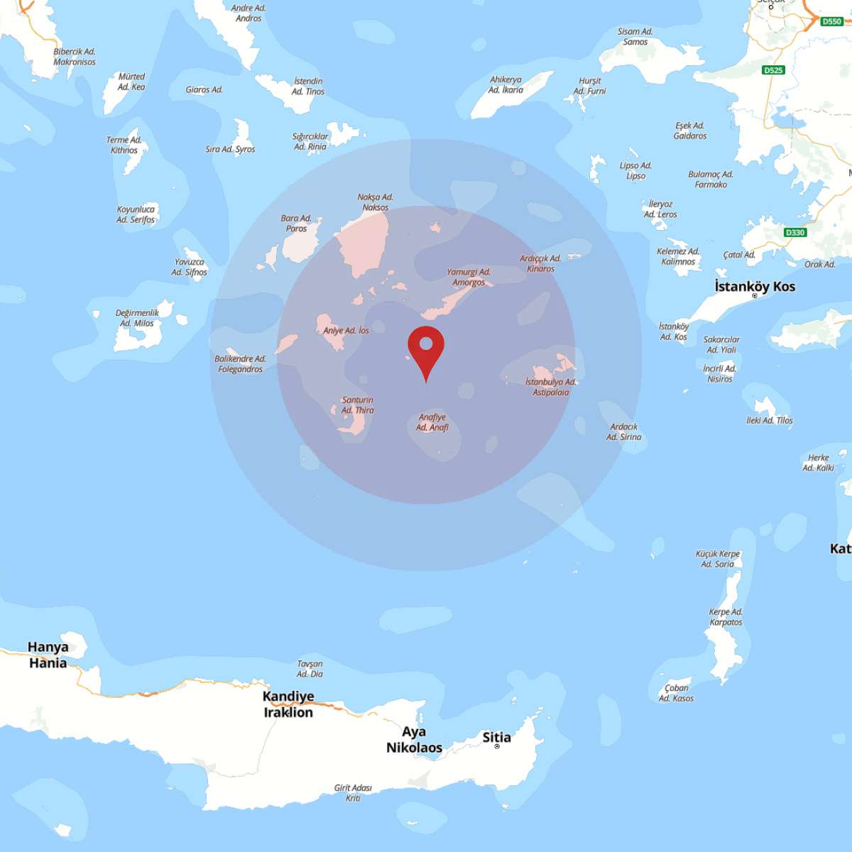 EGE DENIZI Bölgesinde 3 Büyüklüğünde Deprem!