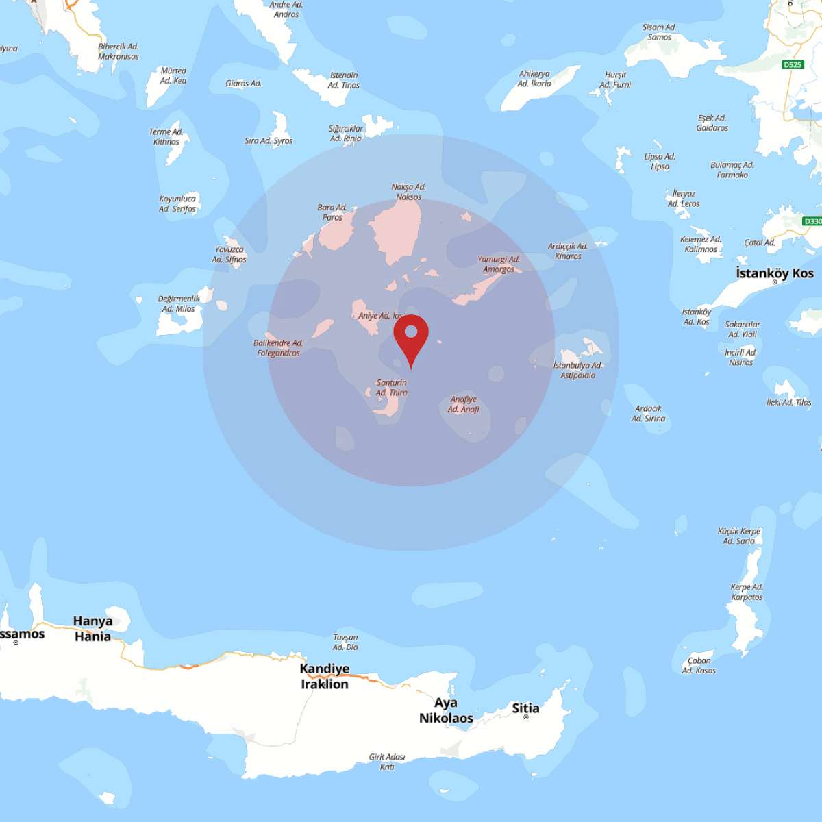 EGE DENIZI Bölgesinde 3.2 Büyüklüğünde Deprem!