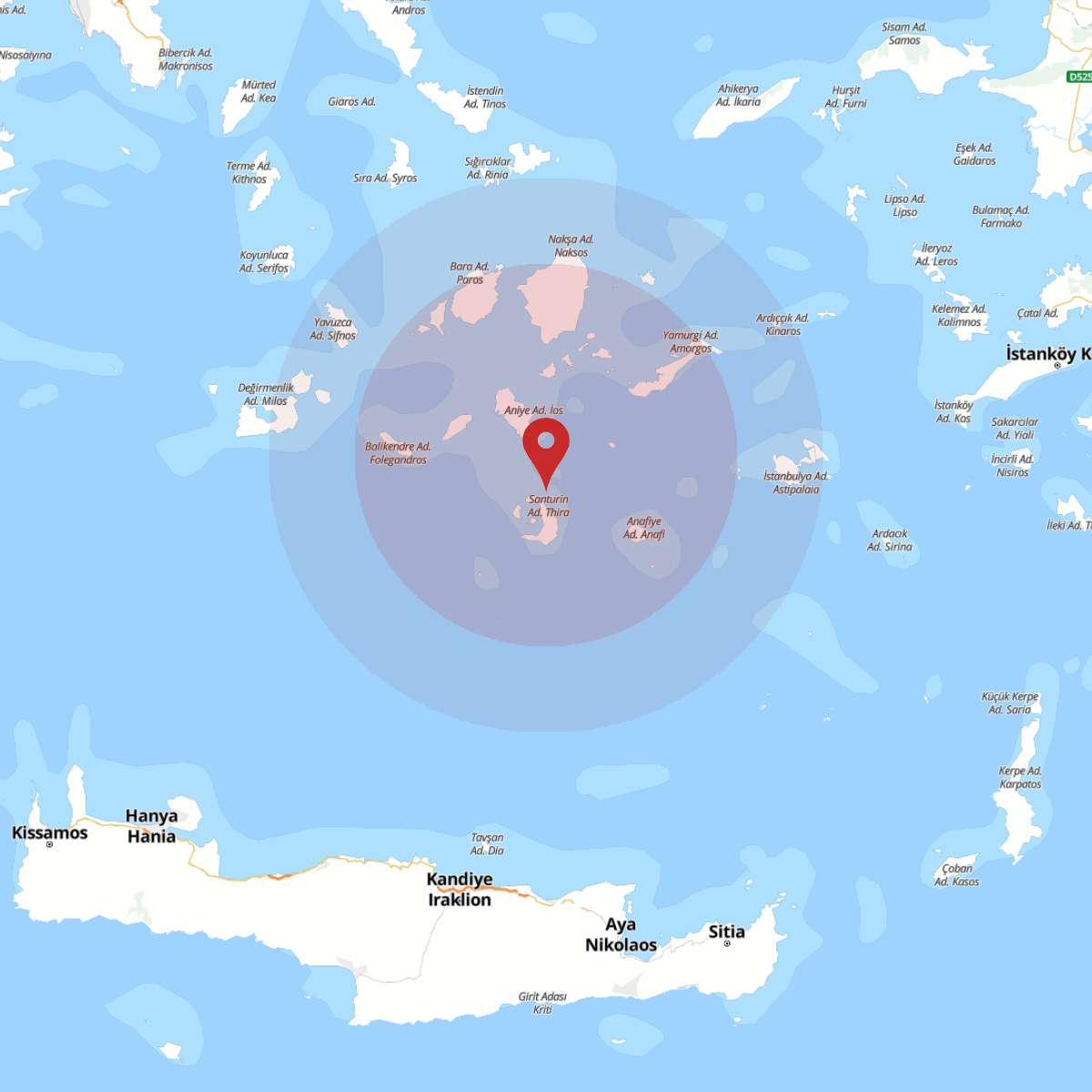 EGE DENIZI Bölgesinde 3.5 Büyüklüğünde Deprem!