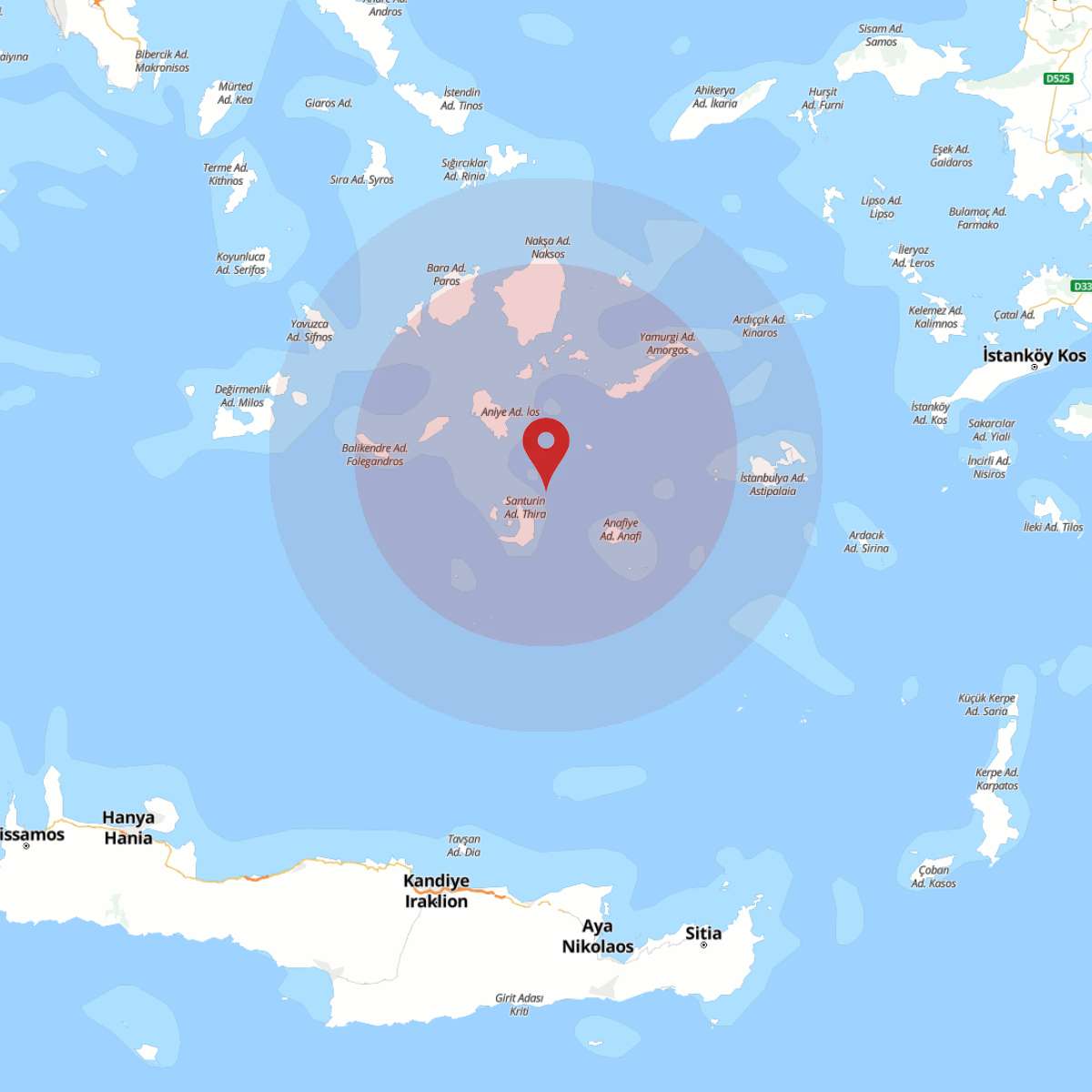 EGE DENIZI Bölgesinde 3.1 Büyüklüğünde Deprem!