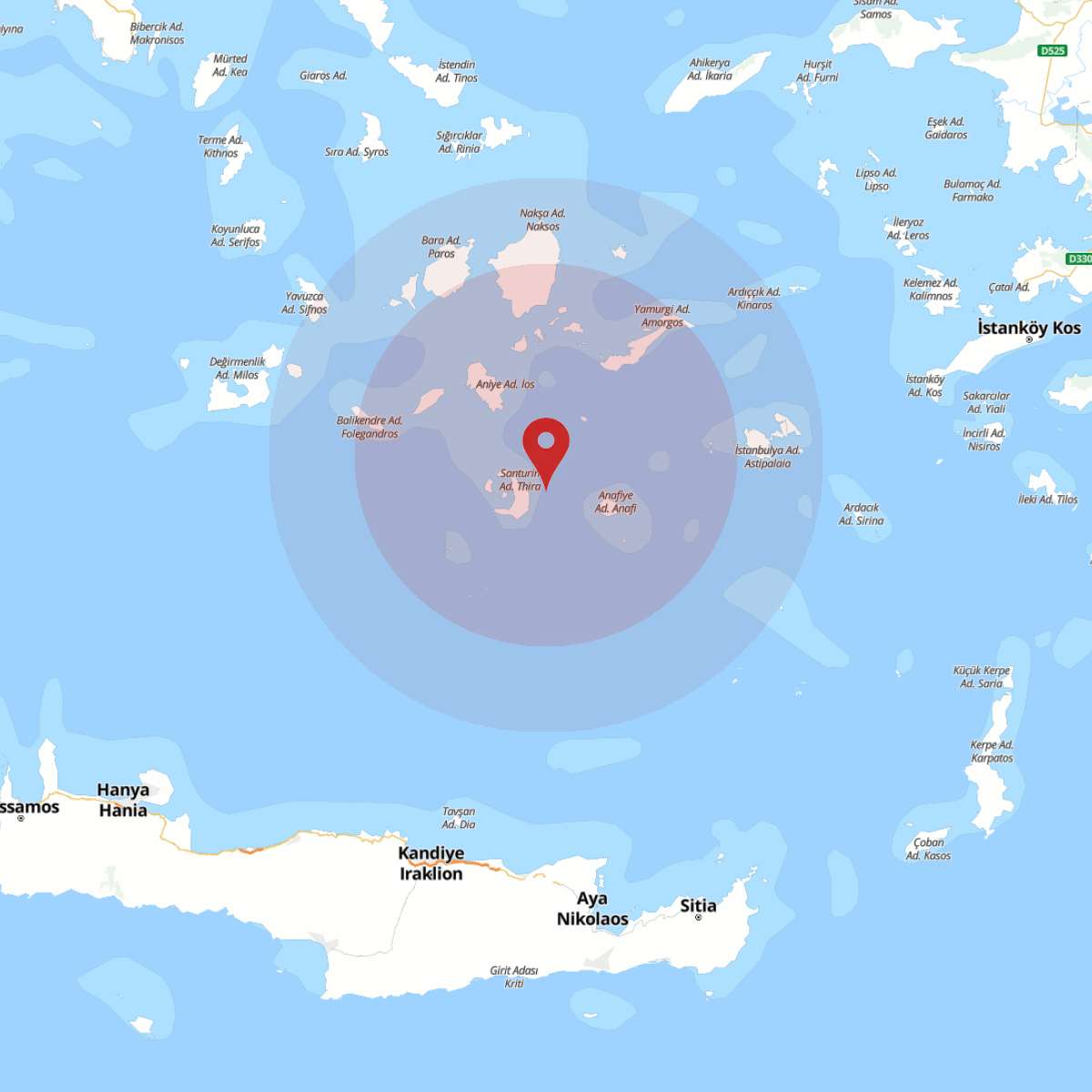 EGE DENIZI Bölgesinde 3.2 Büyüklüğünde Deprem!