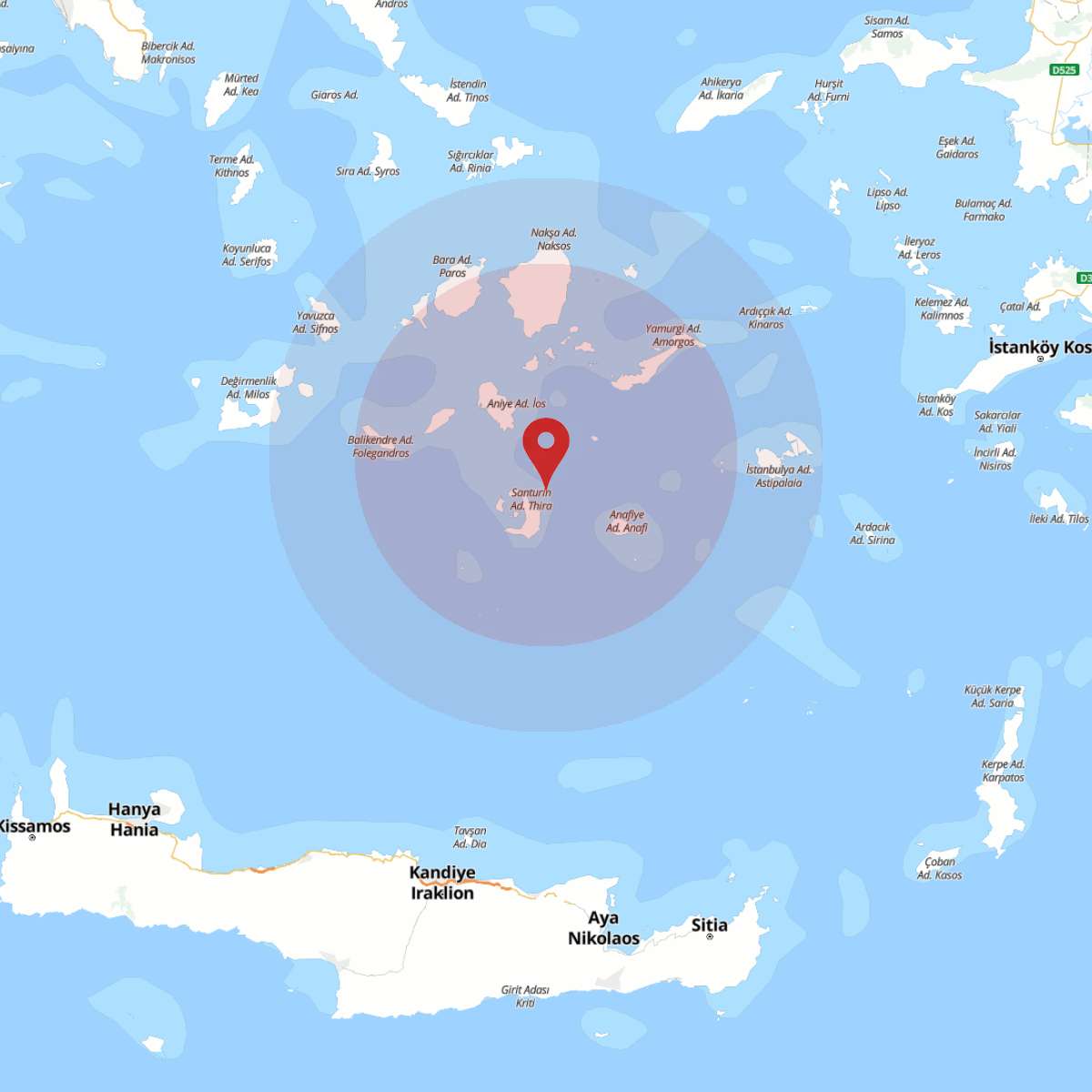 EGE DENIZI Bölgesinde 3.3 Büyüklüğünde Deprem!