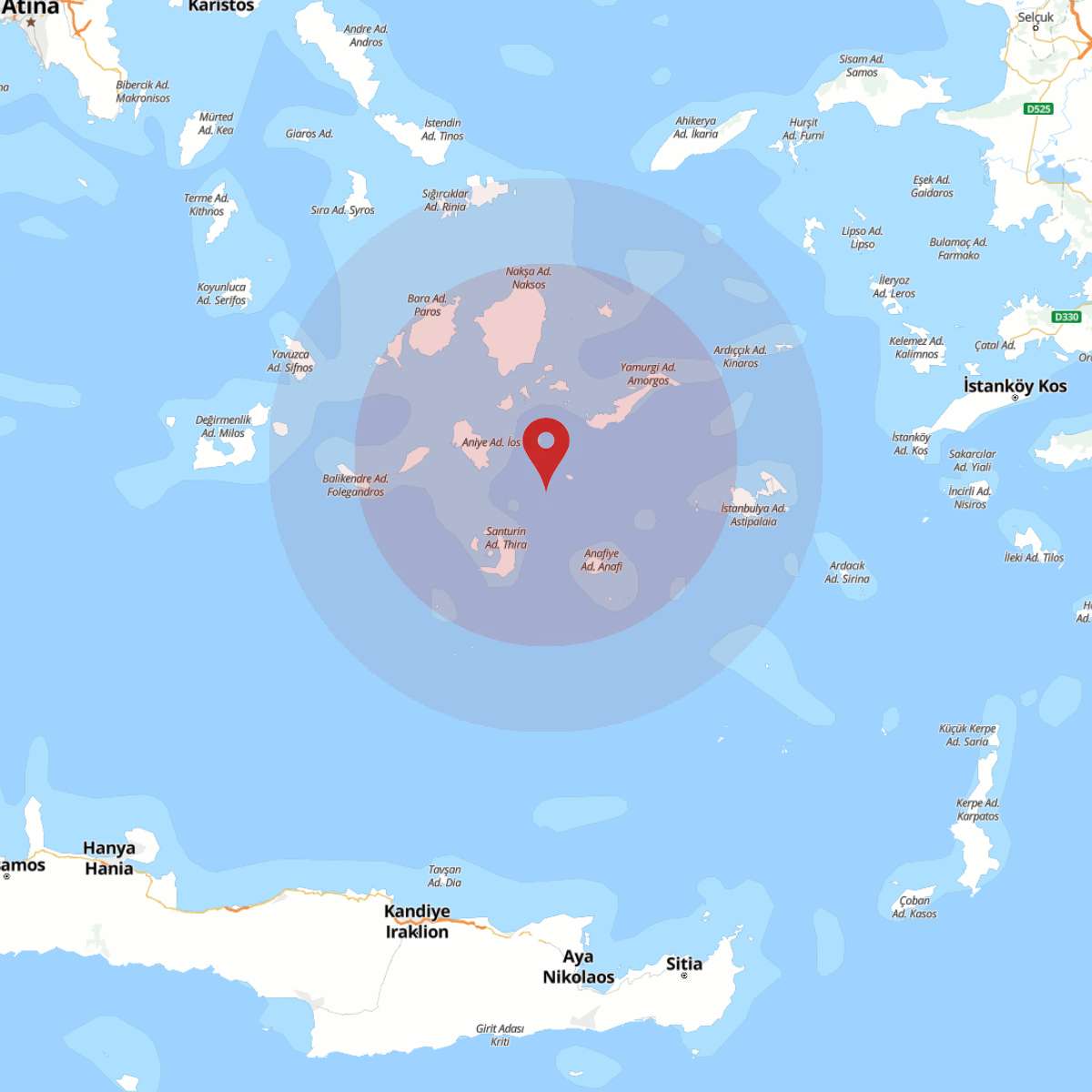 EGE DENIZI Bölgesinde 4.5 Büyüklüğünde Deprem Yaşandı!