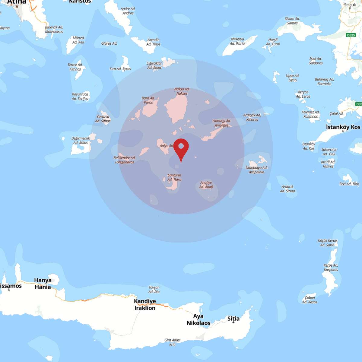 EGE DENIZI Bölgesinde 4.1 Büyüklüğünde Deprem Yaşandı!