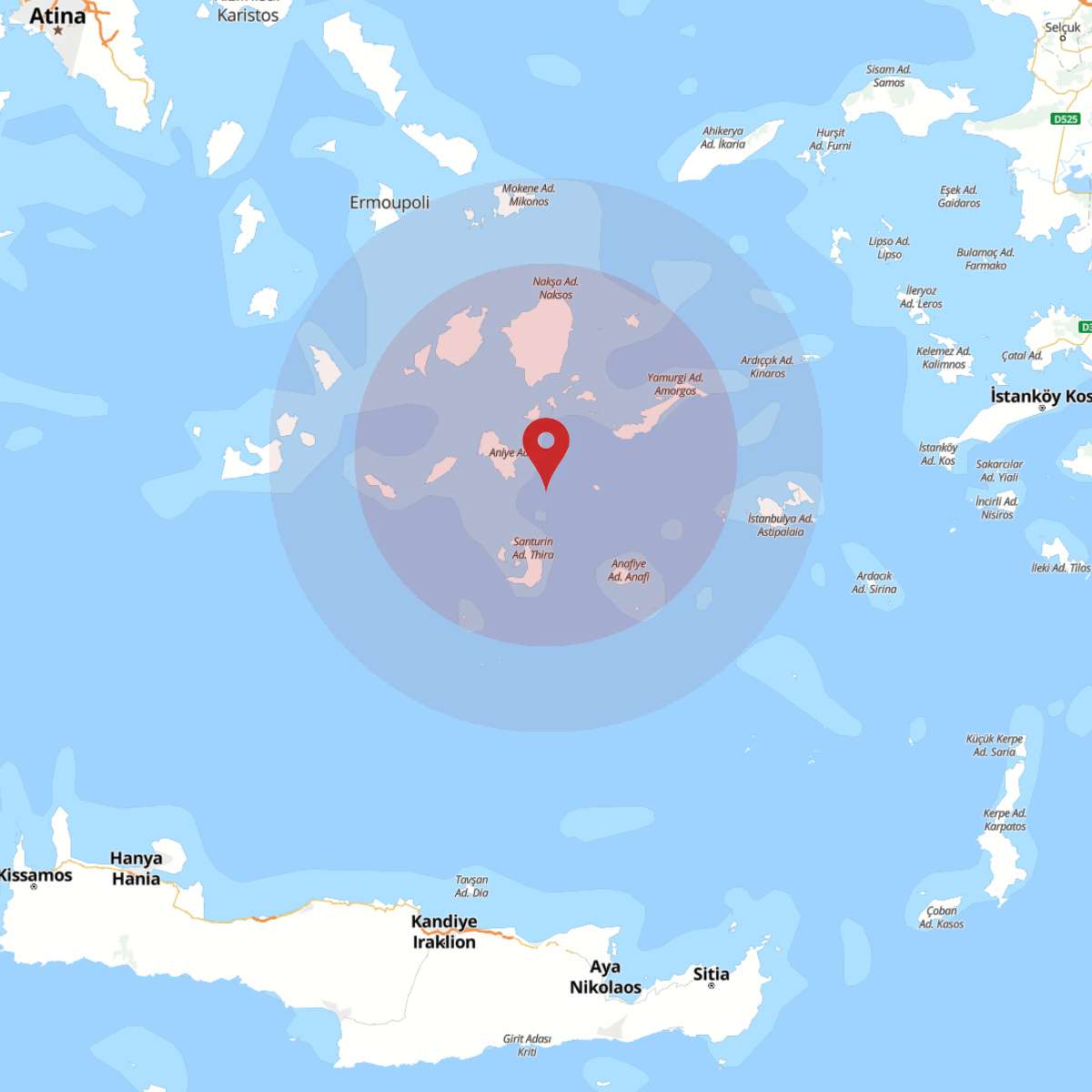 EGE DENIZI Bölgesinde 4.5 Büyüklüğünde Deprem Yaşandı!