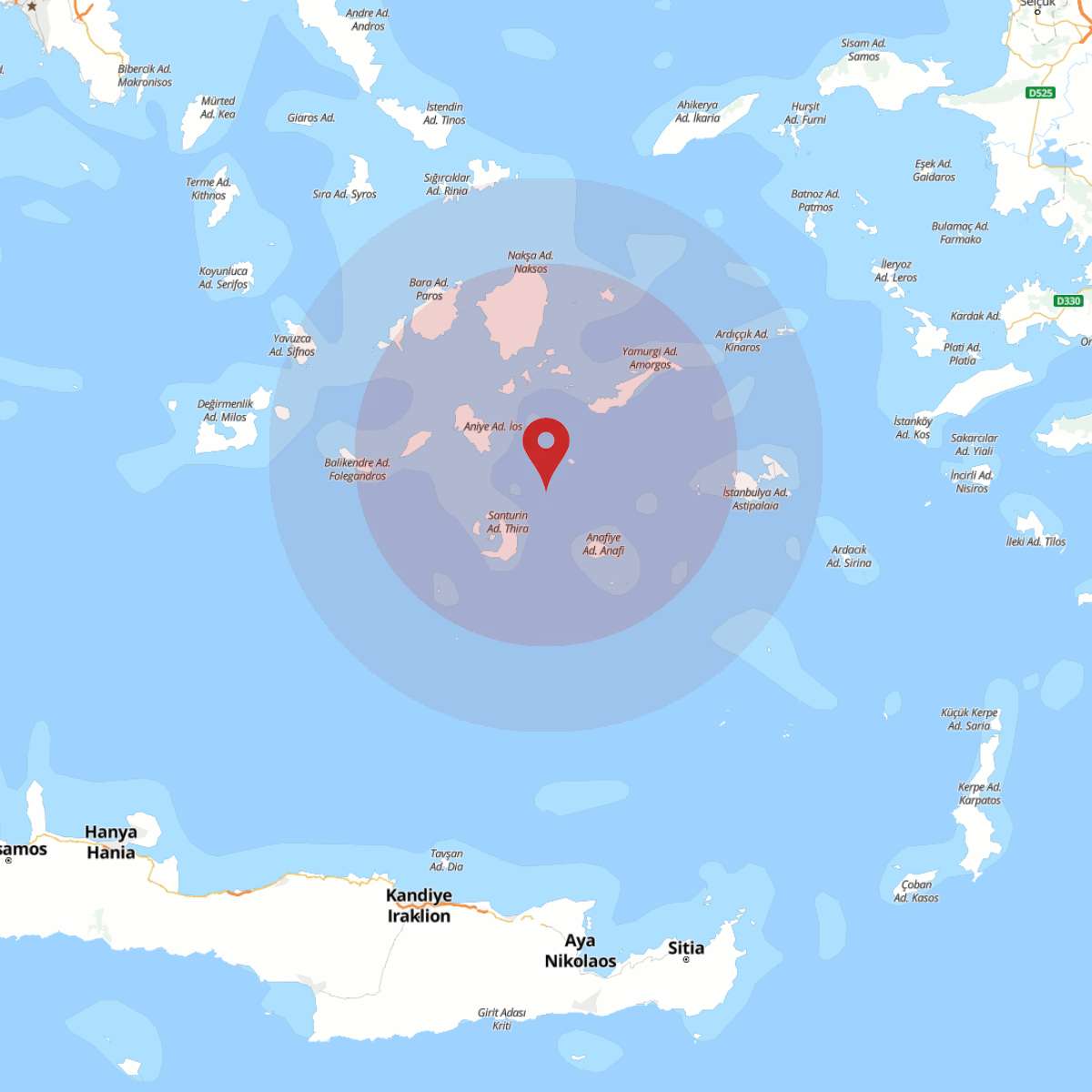 EGE DENIZI Bölgesinde 4.6 Büyüklüğünde Deprem Yaşandı!