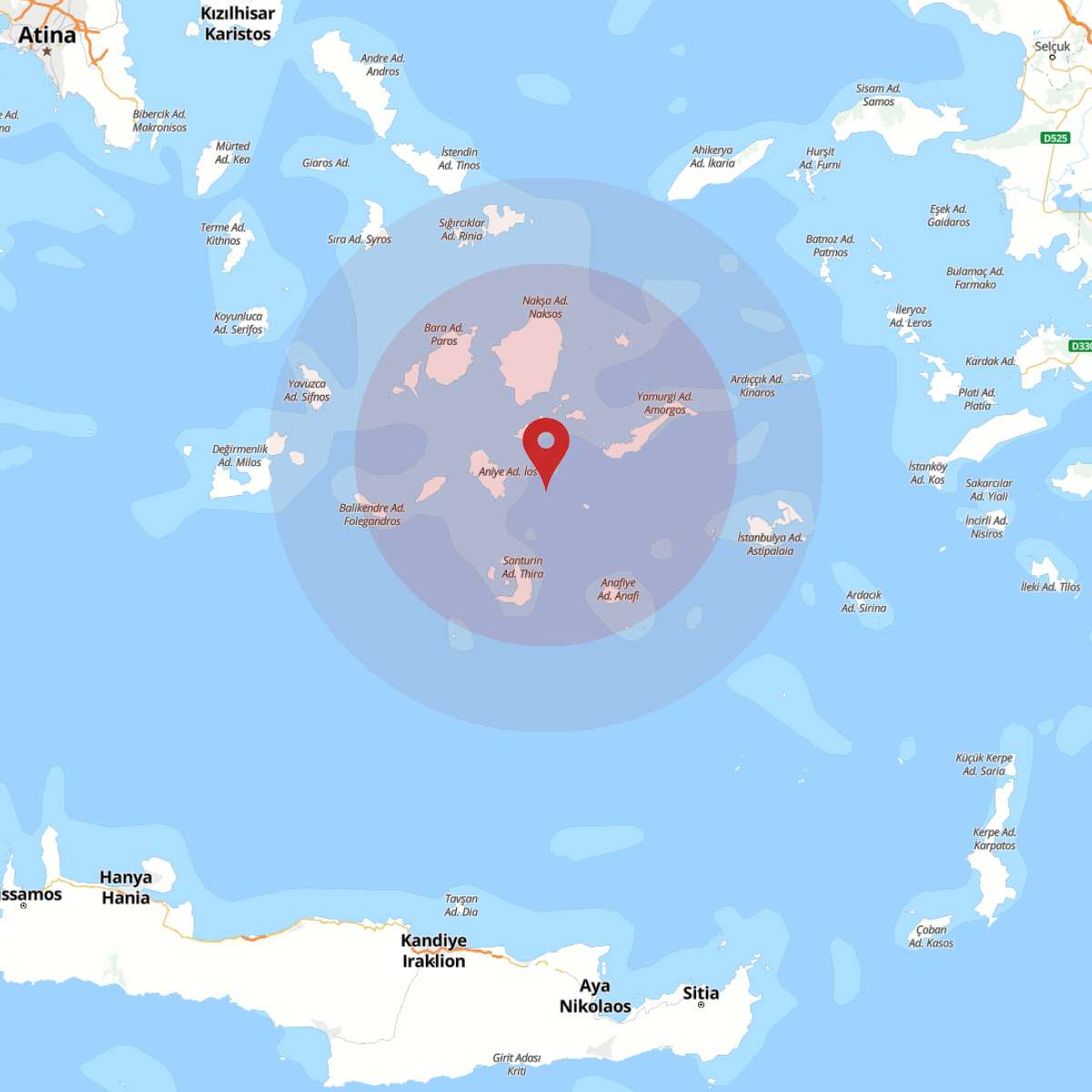EGE DENIZI Bölgesinde 4.5 Büyüklüğünde Deprem Yaşandı!