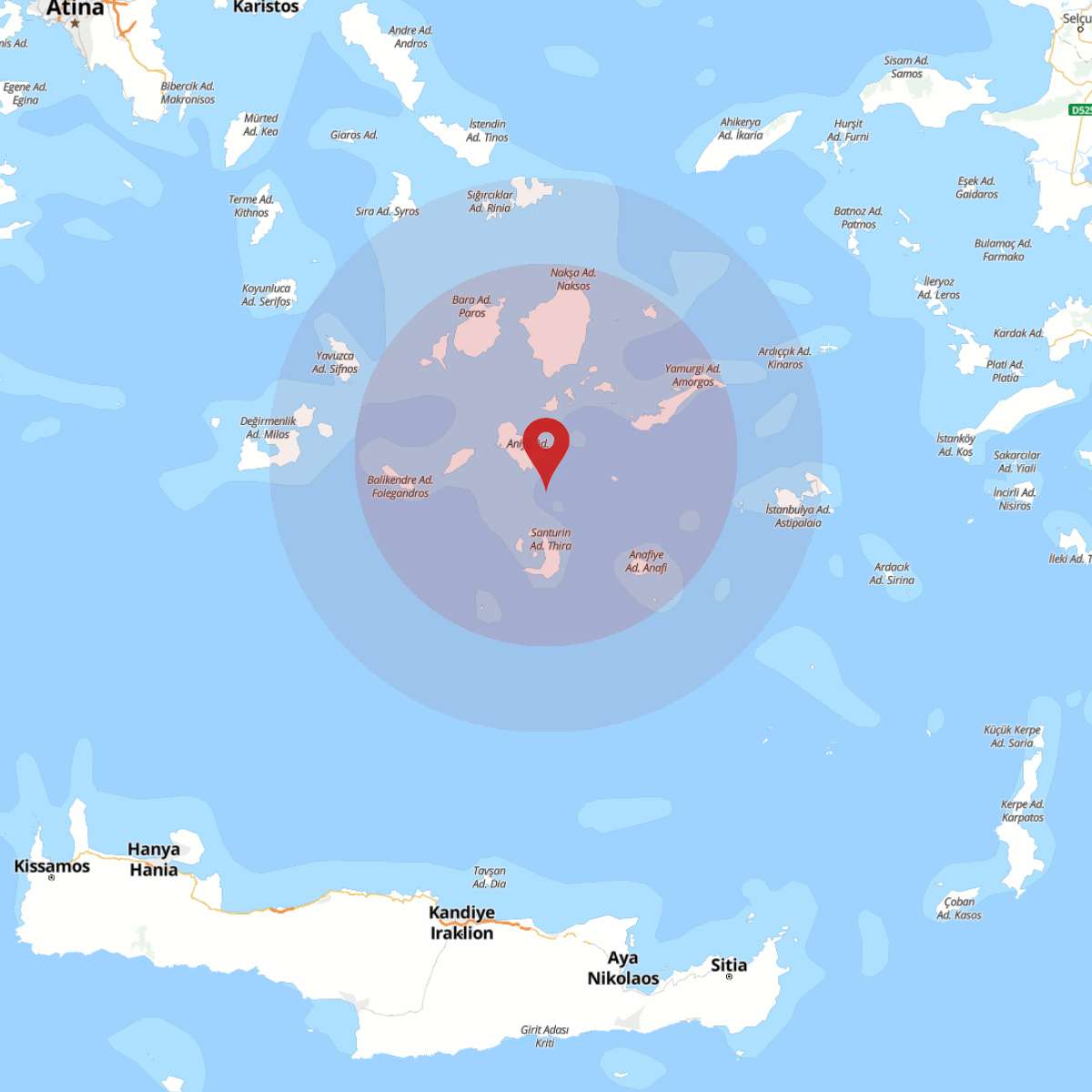 EGE DENIZI Bölgesinde 4.3 Büyüklüğünde Deprem Yaşandı!