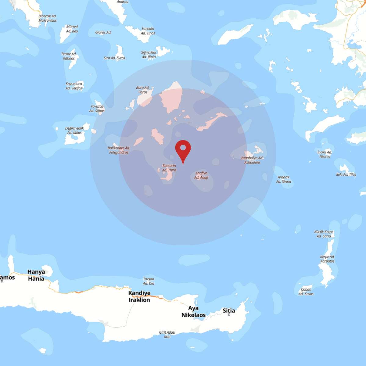 EGE DENIZI Bölgesinde 4.8 Büyüklüğünde Deprem Yaşandı!