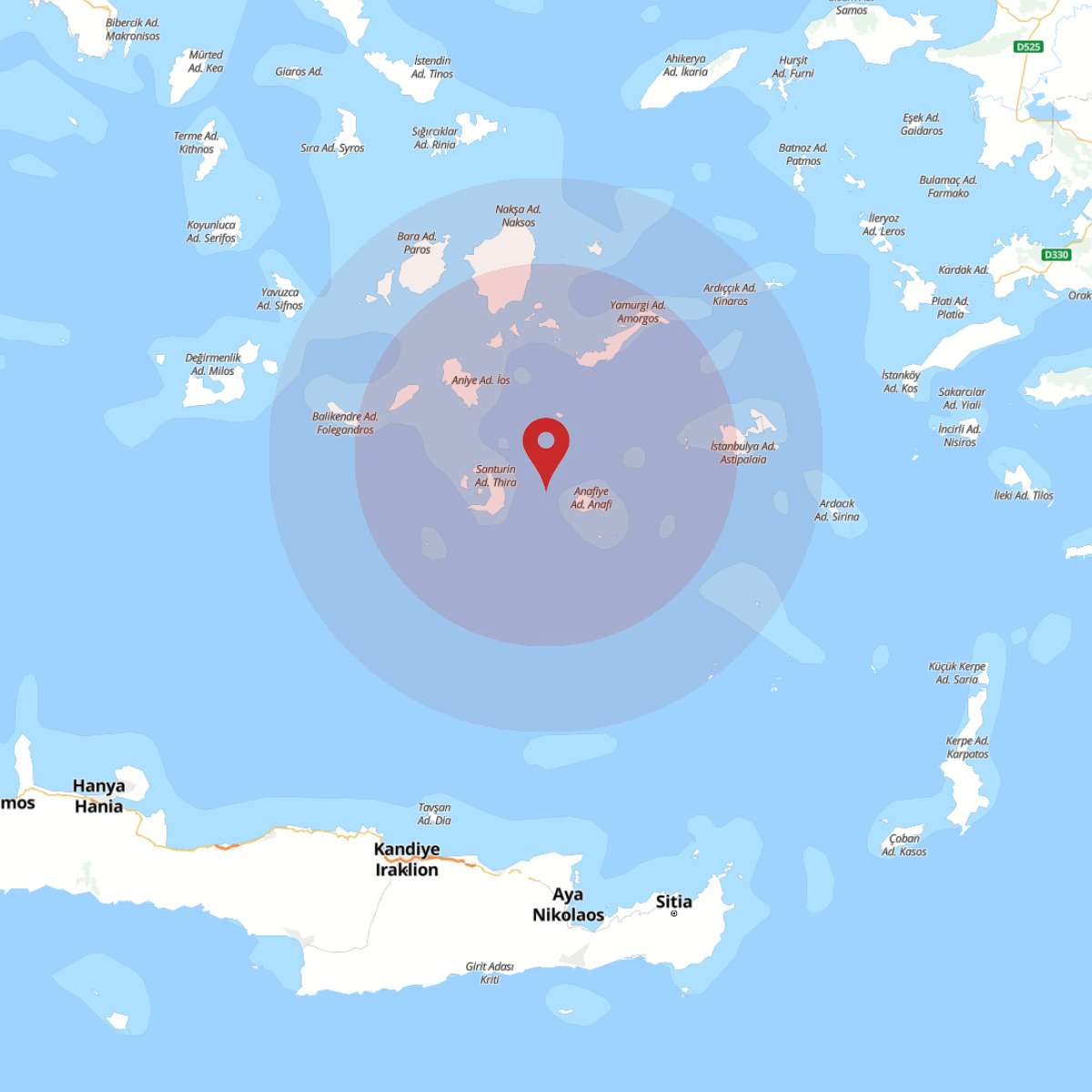 EGE DENIZI Bölgesinde 4 Büyüklüğünde Deprem Yaşandı!