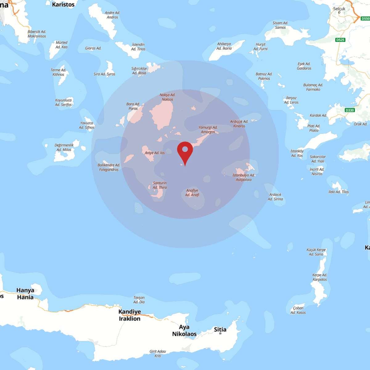 EGE DENIZI Bölgesinde 4.8 Büyüklüğünde Deprem Yaşandı!